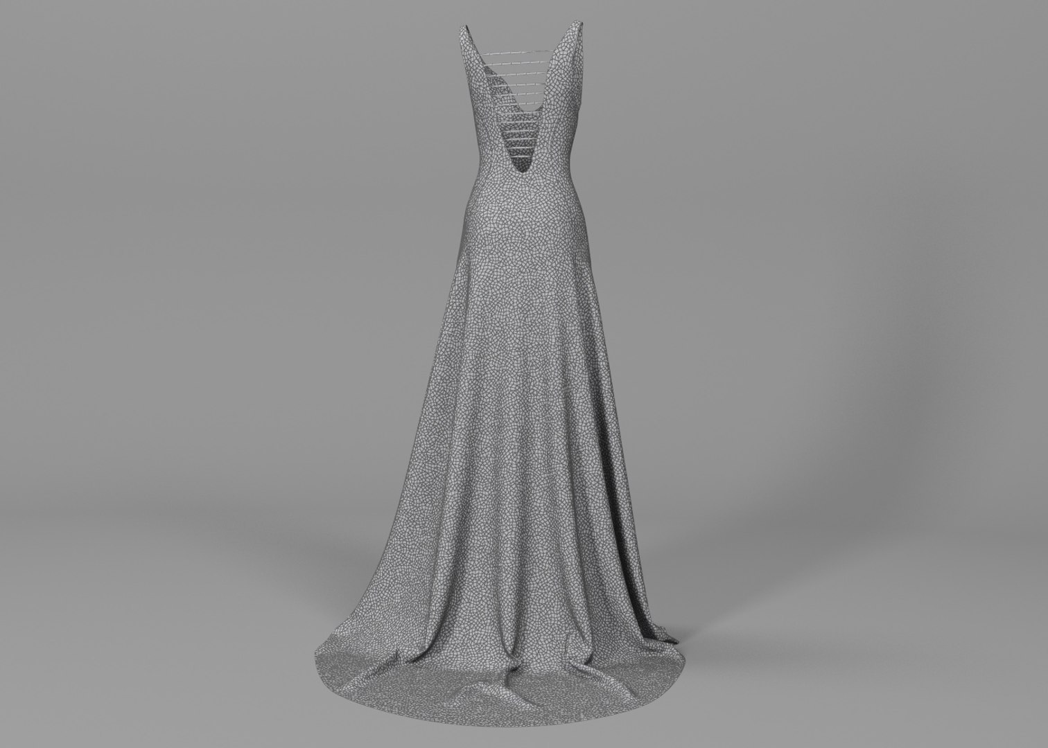 Wedding Dress 3D Model - TurboSquid 1420119