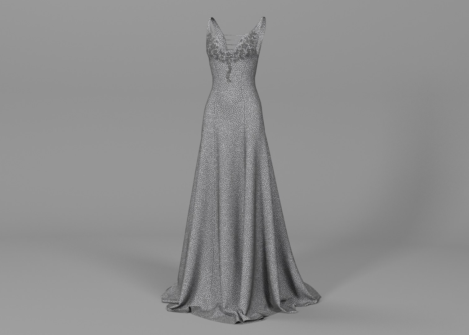 Wedding Dress 3D Model - TurboSquid 1420119