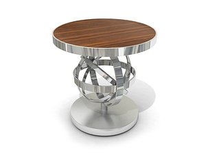 3D chrome coffee table