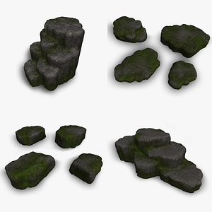 Cave Platform 1 - 4 Combo - Moss 1