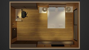 Simple room 3D model