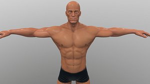 3D athlete games cartoon