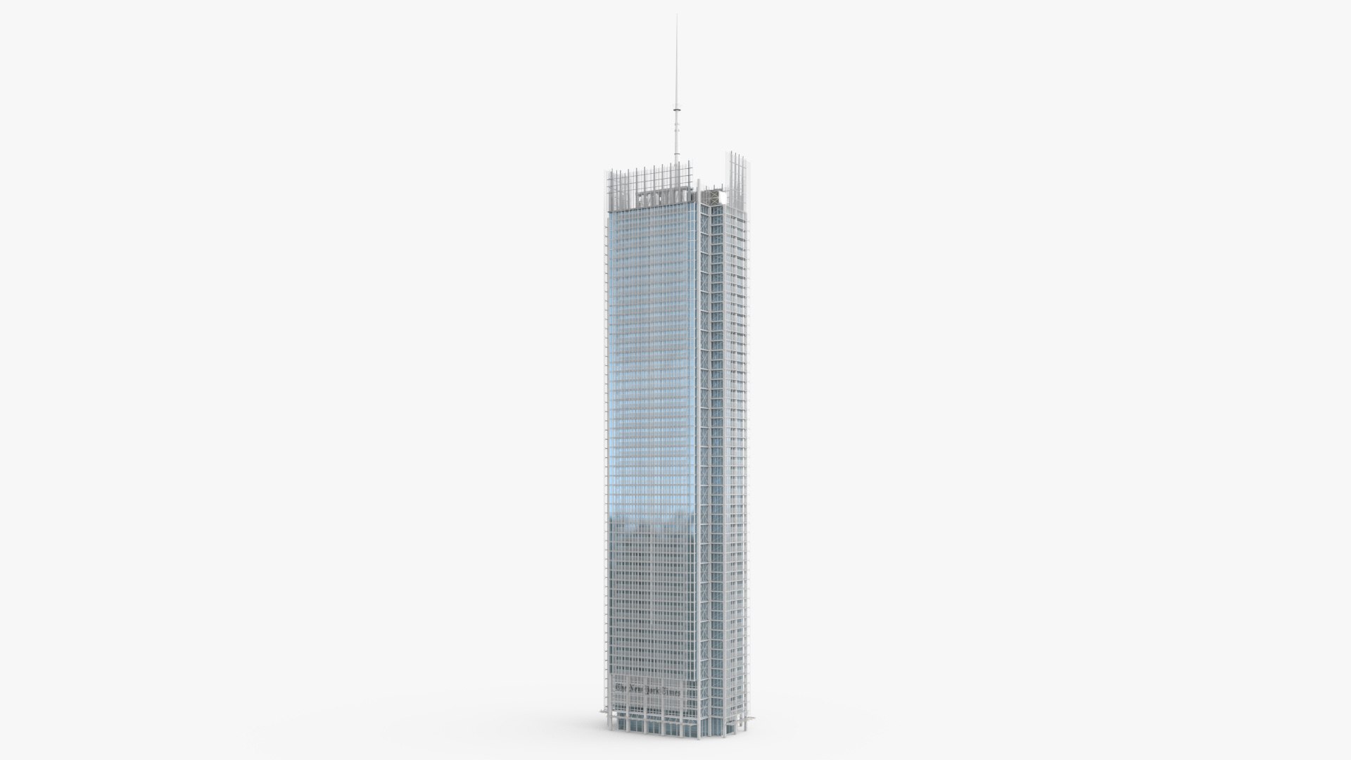 3D The New York Times Building Lights Off - TurboSquid 2229908