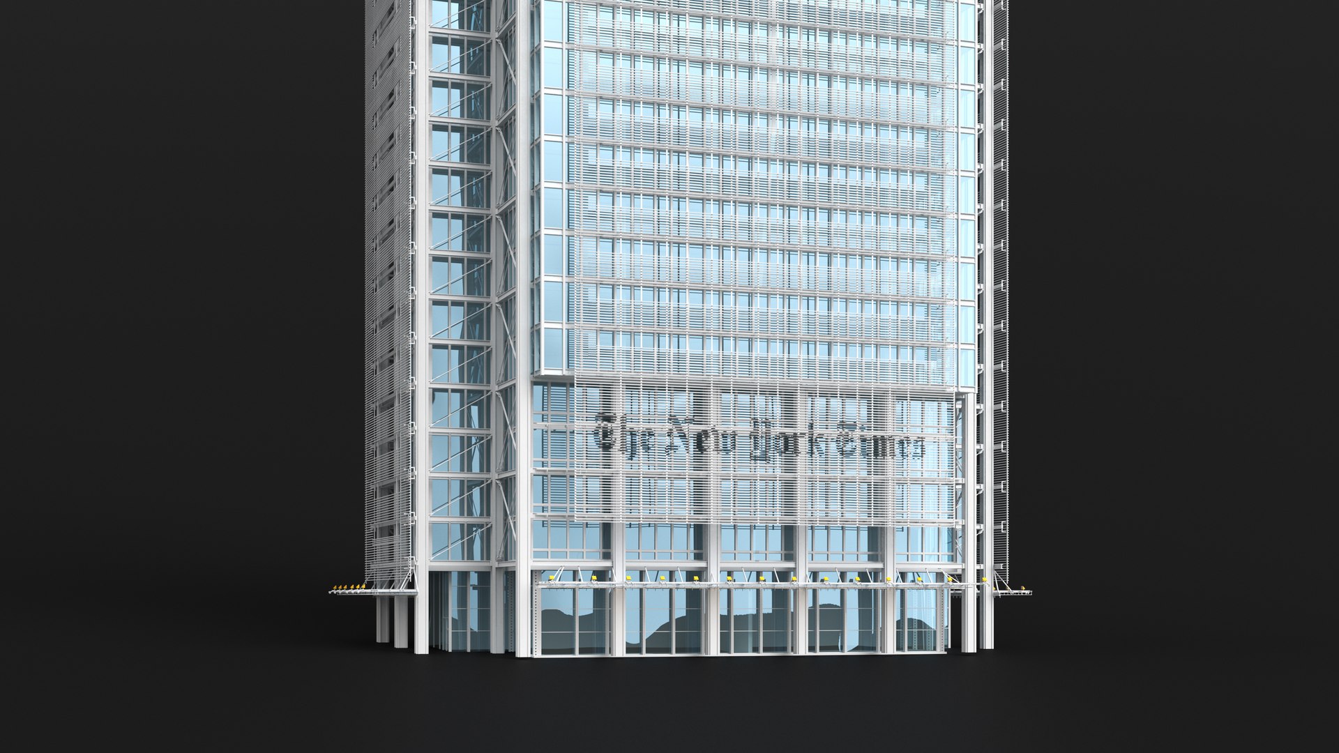 3D The New York Times Building Lights Off - TurboSquid 2229908