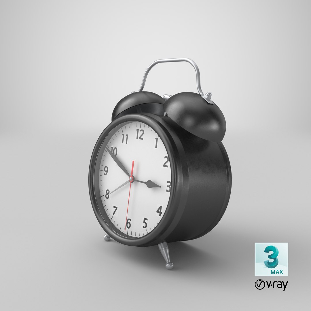Real Alarm Clock 3D Model TurboSquid 1588572