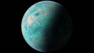 3D 8K Alien Water Planet 4