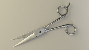 vintage scissors 3d obj