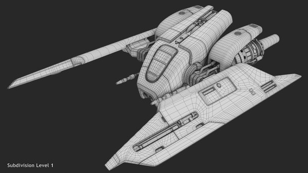 modelo 3d Nave espacial sin cabina - TurboSquid 2243210
