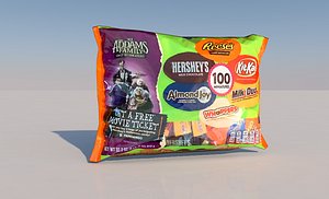 3D candy bag model