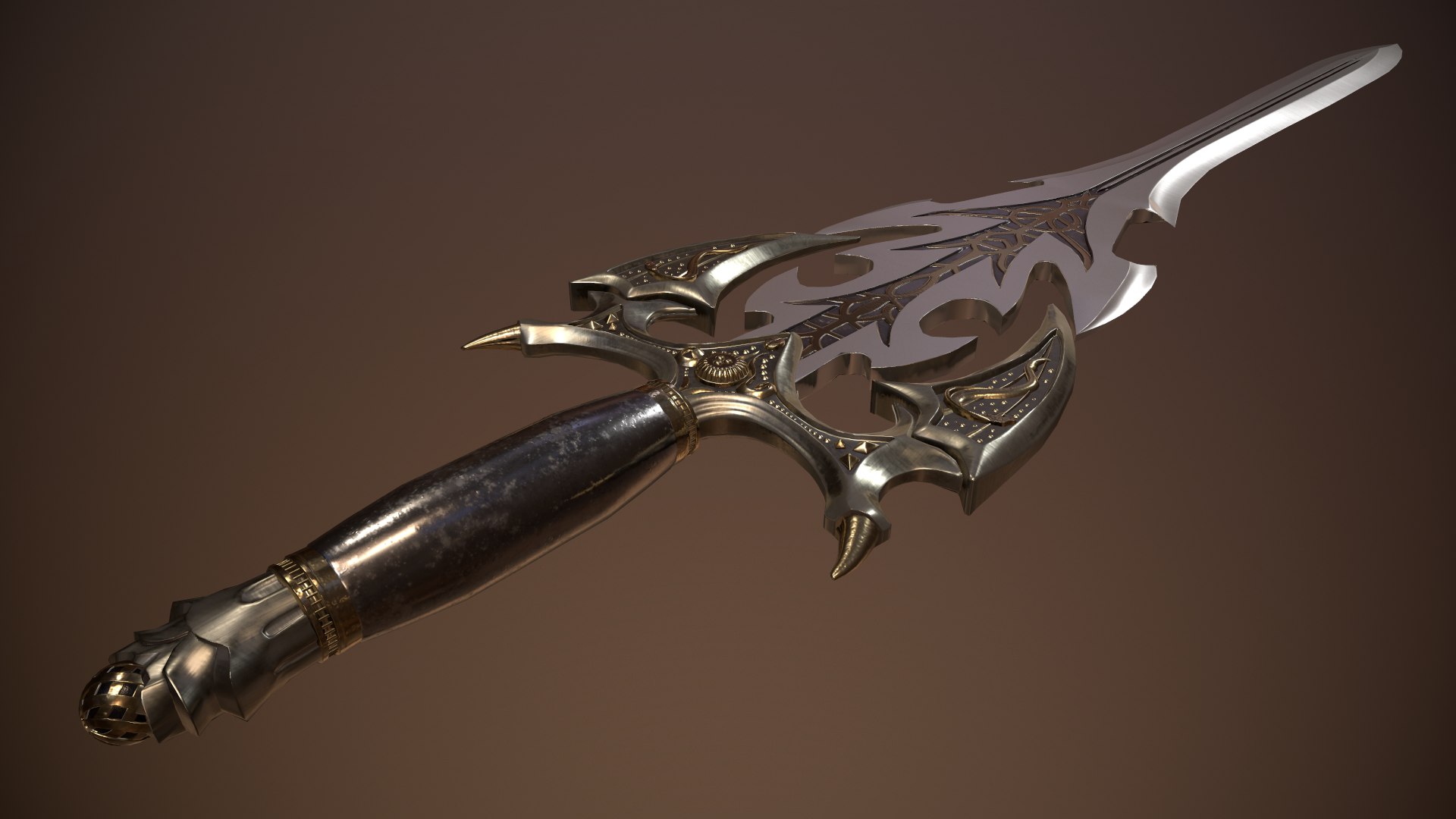 Antique Fantasy Sword - PBR low-poly 3D model https://p.turbosquid.com/ts-thumb/7C/DoVnby/be/3/png/1643647786/1920x1080/fit_q87/68a4e30d61e16f13ca0b5b1ef5329b37d2aff998/3.jpg