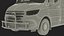 Mercedes Bulletproof Armored Van Rigged for Maya model