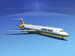 mcdonnell douglas md-80 3d model