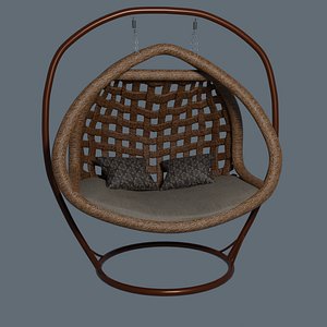 3D Furniture Hanging chair cocoon 3D model model