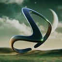 Trinity Flow Ring - Minimalist Futuristic 3D Print Jewelry 71