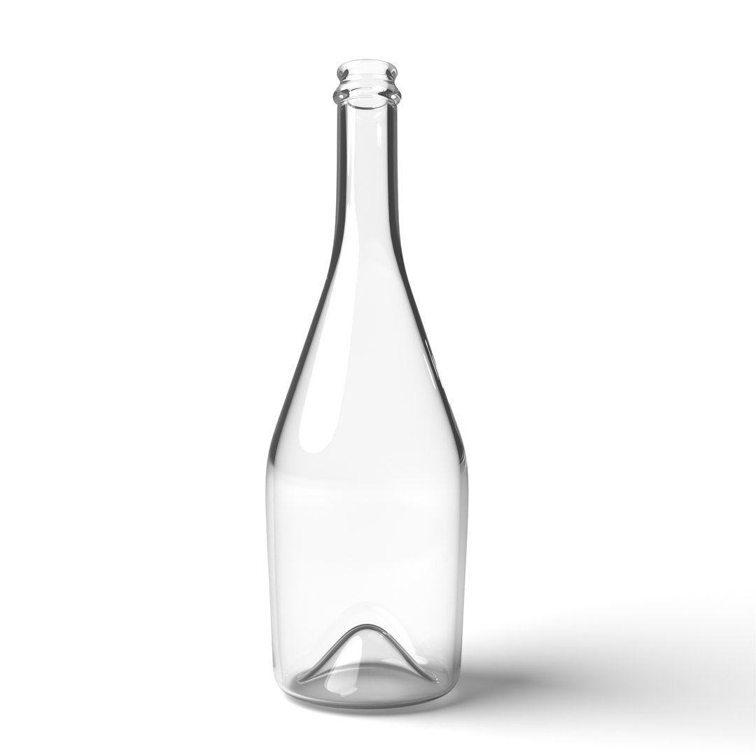 Realistic high quality glass bottle 3D model - TurboSquid 2093164