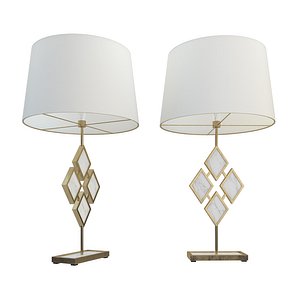 3D model robert abbey edward table lamp
