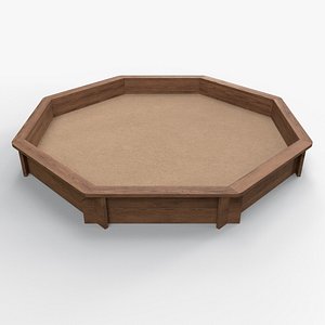 PBR Outdoor Wooden Sandbox Octagon D