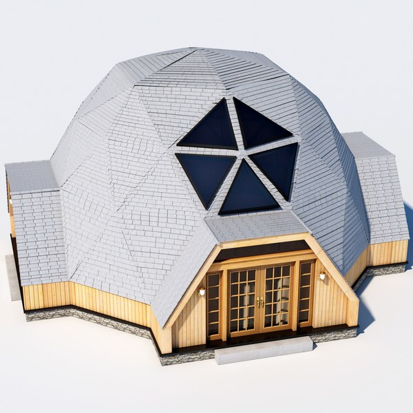 Modello 3D Casa della cupola geodetica - TurboSquid 788884