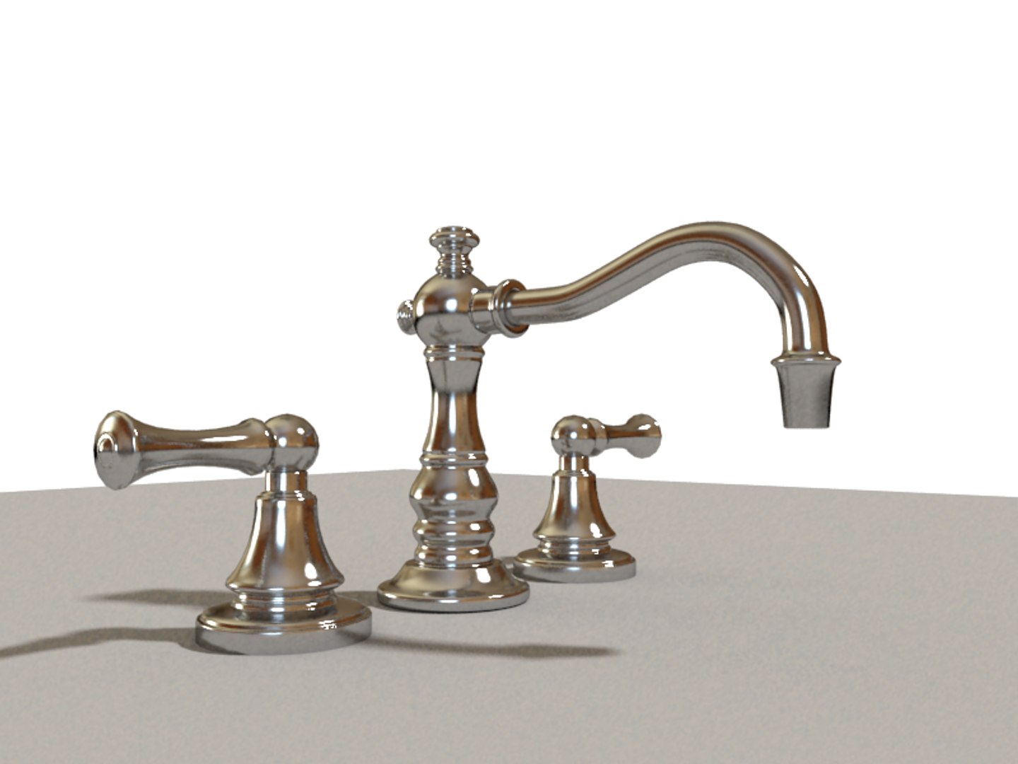3d model of faucet
