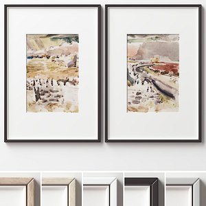 Picture Frames Set-642 3D model