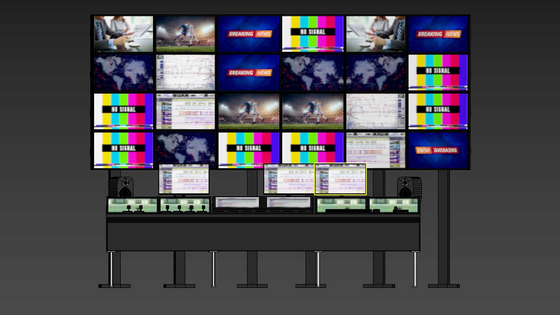 Production Control Room setup 3D model https://p.turbosquid.com/ts-thumb/7C/jFug8Y/dq/wireframe4/jpg/1687807354/1920x1080/fit_q87/c08afc6689eb50f5b219baf7a77493672e254c74/wireframe4.jpg