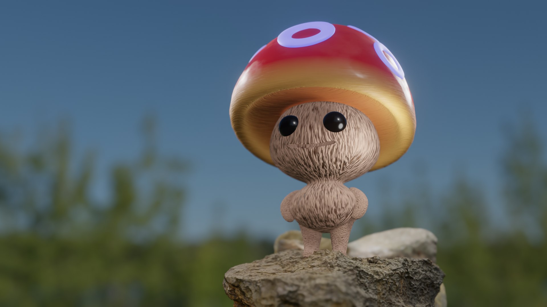 3D Mr Mushroom - TurboSquid 2153314