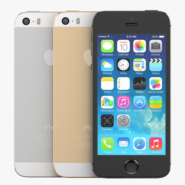 version apple iphone 5s 3d model