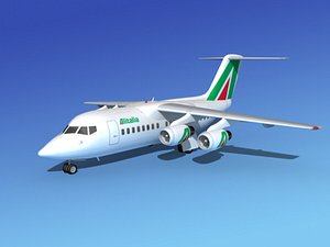 3d model of turbines bae 146