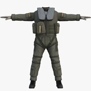 Military Aviator Suit
