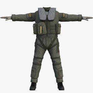Military Aviator Suit