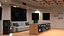 Interno dello studio di registrazione con attrezzatura