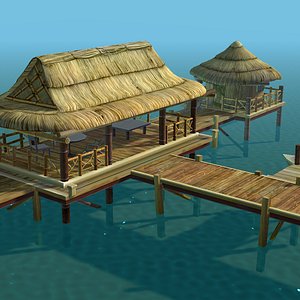 Bungalow - low poly