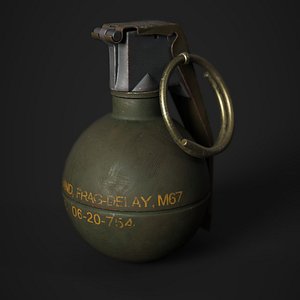 m67 grenade 3D