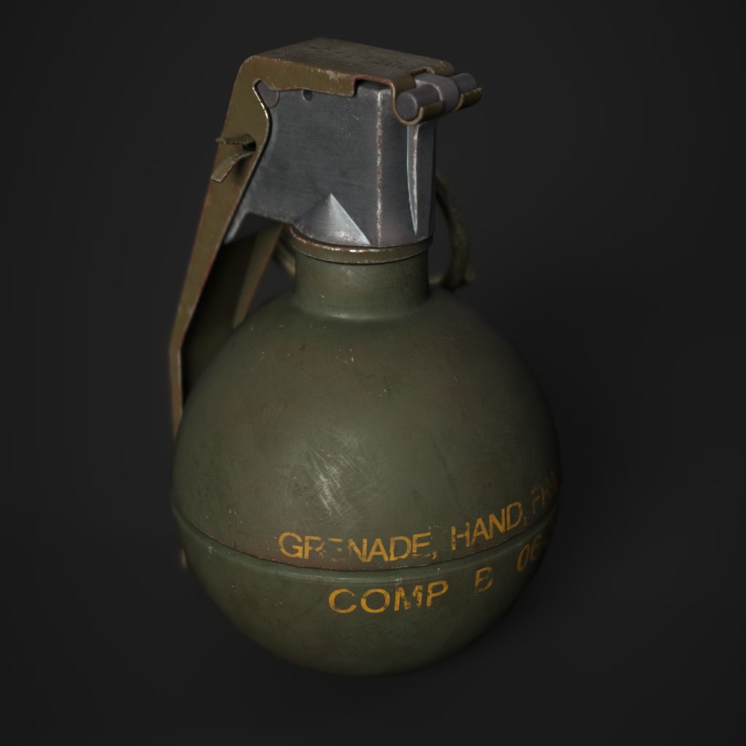 M67 Grenade 3D - TurboSquid 1198477