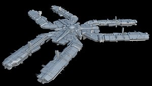 3D Space Station