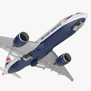 3d max boeing 777 freighter british airways
