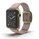 Apple Watch 42mm Soft Pink Leather 2 3D Model