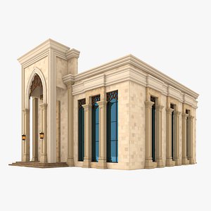 islamic villa 3D model