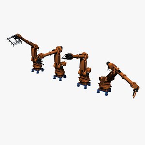 industrial robots 3D