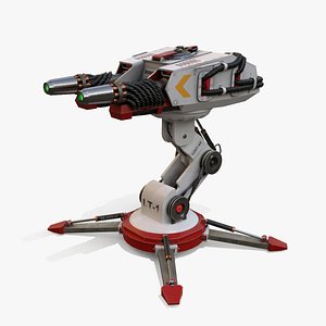 Sci-Fi Turret 4