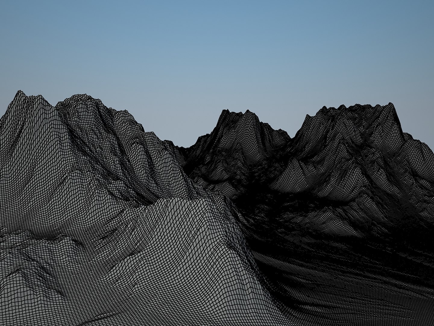 3d model of alien landscape 3d-model