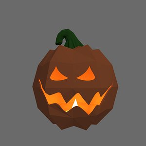 3D halloween pumpkin