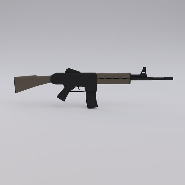 CETME Model L assault rifle gun 3D model