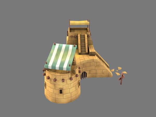Outpost sand 3D model - TurboSquid 1470983