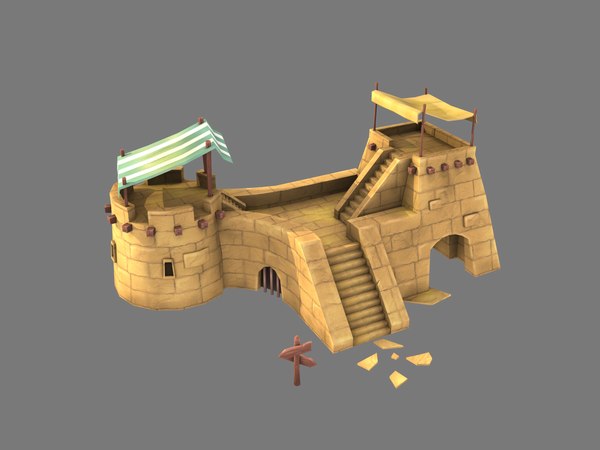 Outpost sand 3D model - TurboSquid 1470983
