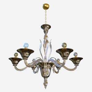 chandeliers lights sylcom pisani 3D