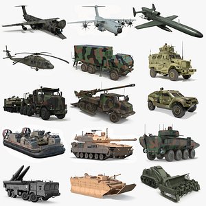 Modern Military Ground and Air Vehicle Collection