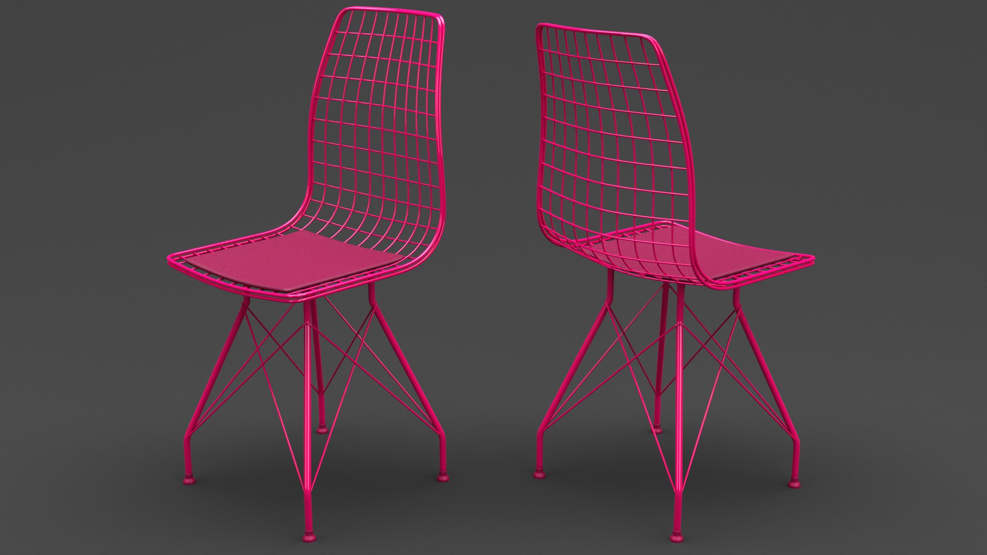 Realistic Pink Wire Chair 3D https://p.turbosquid.com/ts-thumb/7D/GkgYuL/Q1/06/png/1644145829/1920x1080/fit_q87/8d556aea091003b0e4e10e87d9a53bf92dc095ec/06.jpg