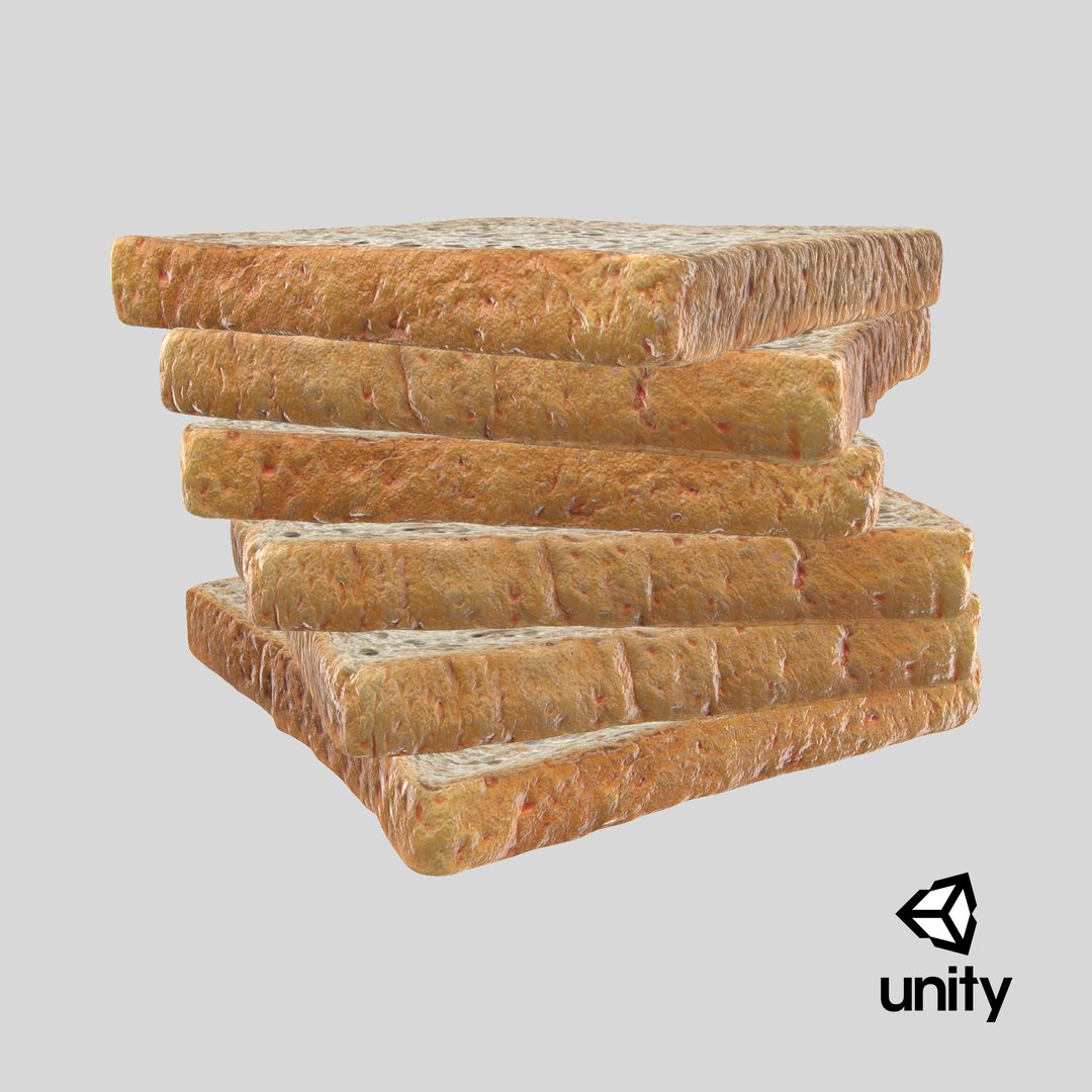 Sliced Bread 2 Model - TurboSquid 2156760