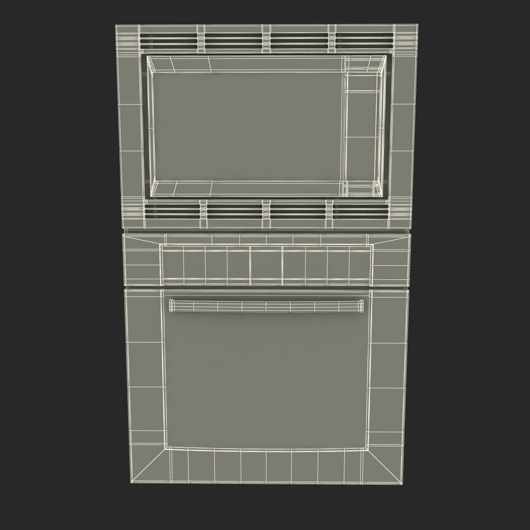 3ds Max Bosch Double Wall Oven